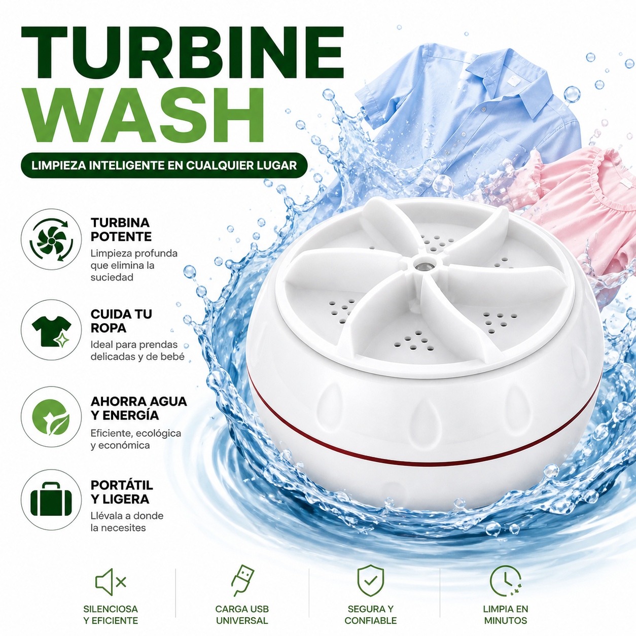 Turbine Wash 2x1 Lavado Inteligente